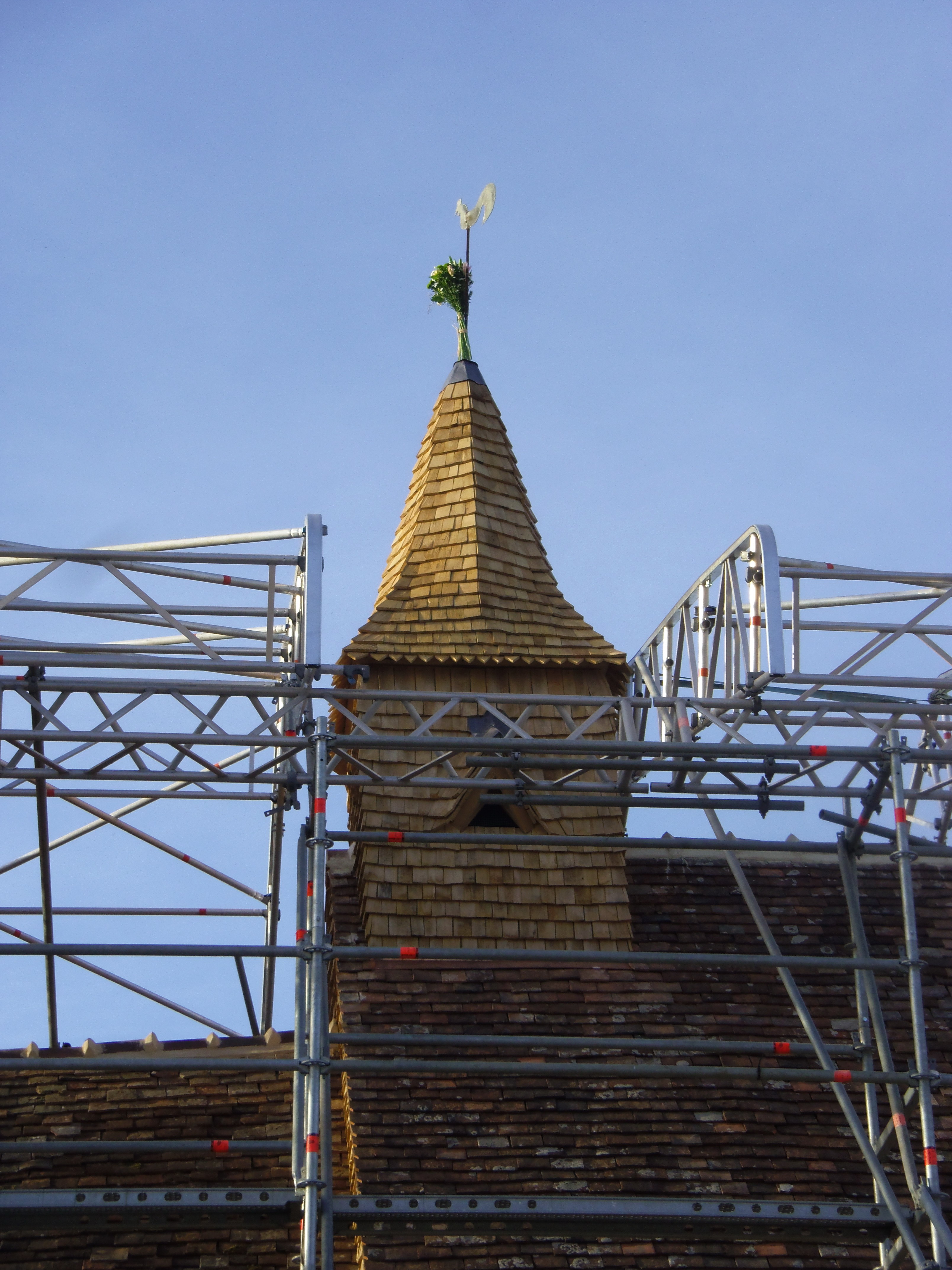 Nouveau clocher de la chapelle St-Fraimbault